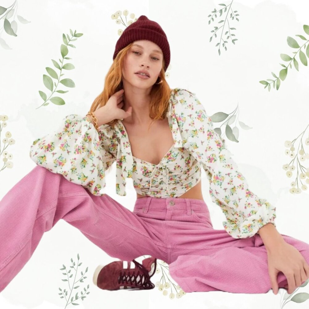 For Love And Lemons Tanya Crop Top NWT